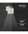 Produktnavn: ''0,55W Solcelle Væglampe - LED, Mikrobølgesensor, 3000K, IP54''