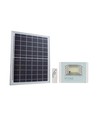 25W Solcelle LED projektør - 550lm, IP65, sort, fjernbetjening, sensor, udendørs