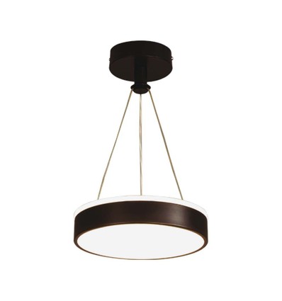 LED Designer Hængelampe 12W - 4000K, Sort