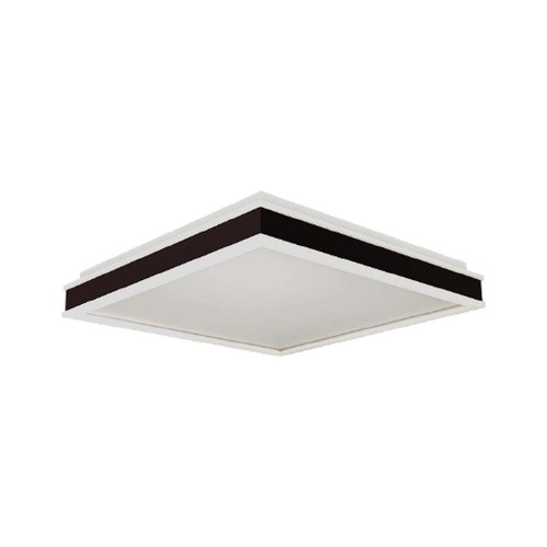 18W LED designer loftlampe, kvadratisk - Sort, 1490lm, 35x35cm, 4000K, IP20 indendørs
