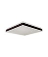 24W LED Designer Lys - 4000K, Sort, Kvadratisk
