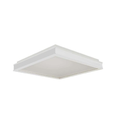 24W LED - Designer Lys, 4000K, Hvid, firkantet