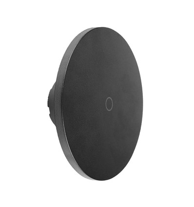 12W rund LED væglampe, sort - CCT, dæmpbar, IP65, 1200lm, inkl. lyskilde