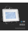 200W LED projektør, Samsung LED chip - 185lm/W, IP65, 4000K, sort, 5 års garanti