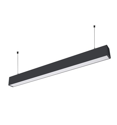 40W Dæmpbar LED nedhængt loftarmatur - 120cm, UGR 19