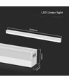120cm 40W LED lysskinne - 107lm/W, hvid, connectable, IK08, 4000K