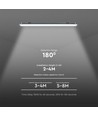 36W LED - WP X-serie Økonomisk Rør, 120cm, Mikrobølge Sensor, 6500K