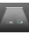 36W LED - WP X-serie Økonomisk Rør, 120cm, Mikrobølge Sensor, 6500K