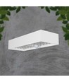6W LED solcelle væglampe med sensor - 900lm, IP65, hvid, 4000K, inkl. batteri