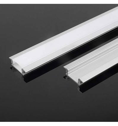 Monteringssæt med Diffuser - LED-Strip, 2000x24,7x7mm