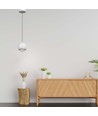 5W LED pendel, hvid - Klokkeformet, 500lm, 3000K, 60 grader, IP20