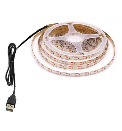 1 m. USB LED strip til TV og PC - 60 LED pr. meter