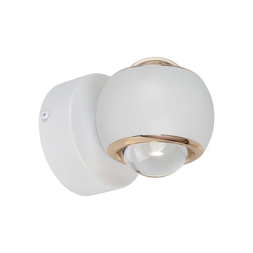 10W LED Væglampe - Lys 3000K, hvid, hus