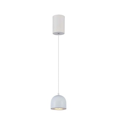 8,5W LED pendel, Ø10cm - Lysegrå, 850lm, touch on/off, justerbar wire, inkl. lyskilde
