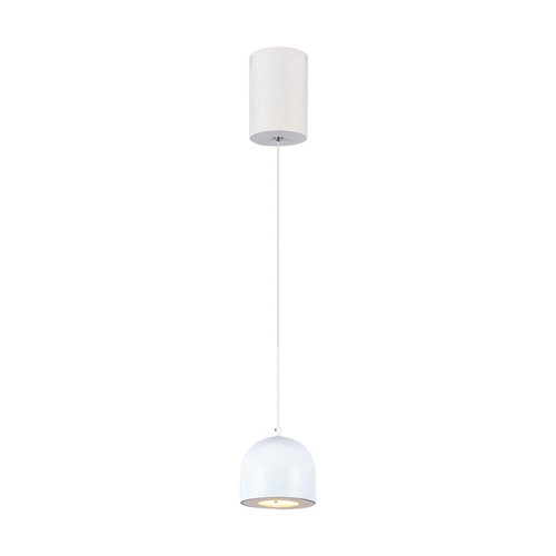 LED Hængelampe - Ø100, Justerbar Wire, Berøringslys Tænd/Sluk, 3000K, Hvid Hus
