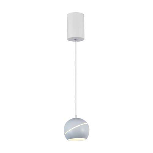 8,5W LED pendel / hængelampe - Ø12-18cm, hvid, touch on/off, 3000K, inkl. lyskilde