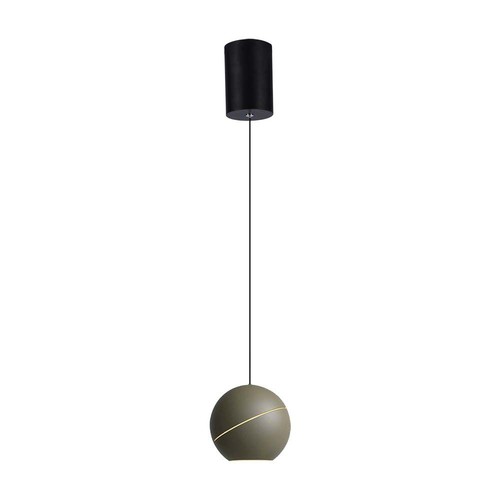 LED hængelampe - Ø120, justerbar wire, touch lysdæmper, tænd/sluk, 3000K, champagne guld