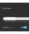 120cm / 16W T5 LED rør - 110lm/W, G5, 6500K, hvid