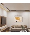 5W skinnespot - LED Ultra Tyn, magnetisk, grill lys, 4000K, sort hus