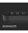5W skinnespot - LED Ultra Tyn, magnetisk, grill lys, 4000K, sort hus