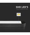 18W Ultra Tynd Magnetisk Skinnespot - Flood Light, 6400K, Sort Hus