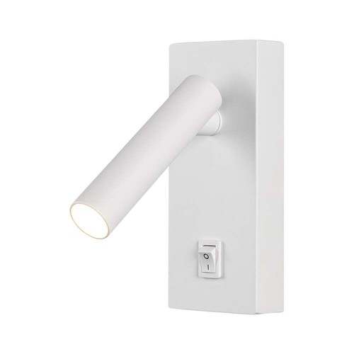 2W vægmonteret spotlight - LED, 3000K, hvid hus