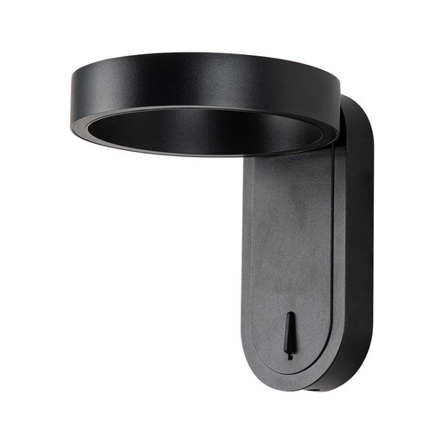 5W væglampe - LED, 3000K+4000K, sort, IP65