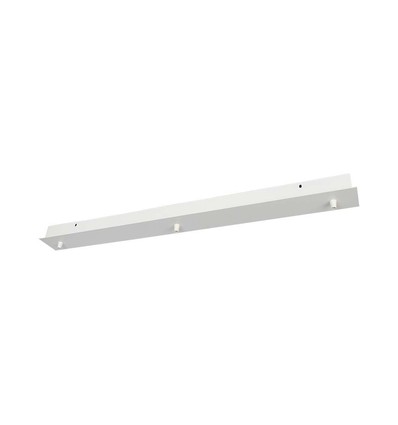 Stålskærm L800*B70*H43mm - Mat hvid