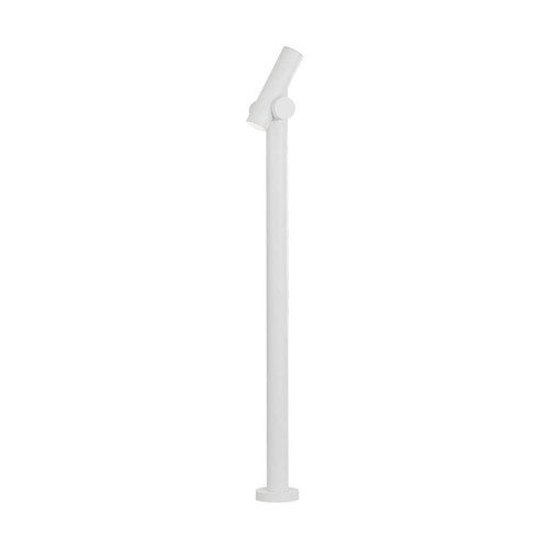 4W LED havelampe bedlampe - IP44, hvid, 3000K, 100cm høj, 300° justerbar, inkl. lyskilde