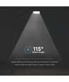 V-Tac 30W LED gadelampe - Ø60mm, IP65