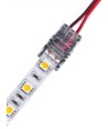 LED strip samler til løse ledninger - 10mm, enkeltfarvet, IP65, 5V-24V