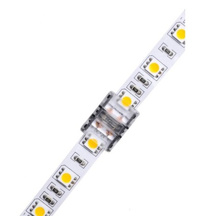 Samler til LED strip - 10mm, enkeltfarvet, IP65, 5V-24V