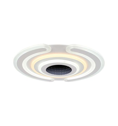 95W smart dekorativ LED loftslampe - 9900lm, Ø52cm, CCT, dæmpbar, inkl. fjernbetjening