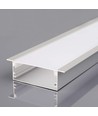 12W LED væglampe - 1100lm, IP20, grå, 26 x 12 cm, inkl. lyskilde