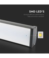 100W LED linear high bay - 87lm/W, IP65, 115 grader, loftmontering