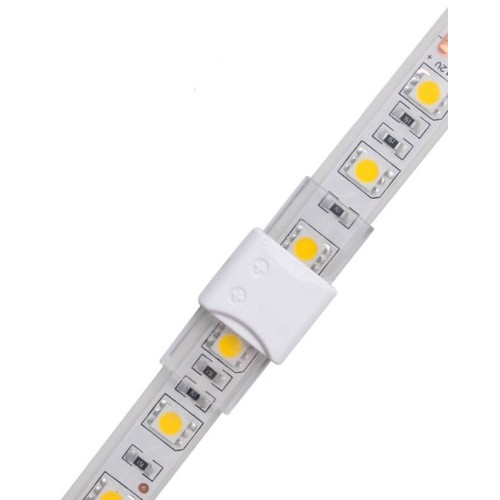 Vandtæt samler til LED strip - 10mm, enkeltfarvet, IP68, 5V-24V
