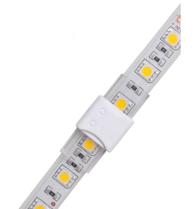 Vandtæt samler til LED strip - 10mm, enkeltfarvet, IP68, 5V-24V