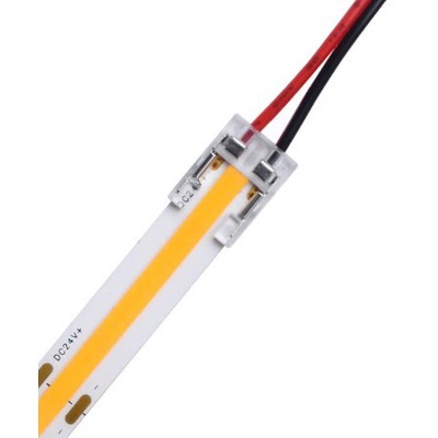 #3 - Lavprofil startstik til LED strip - 10mm, COB, enkeltfarvet, IP20, 5V-24V