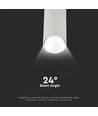 15W Samsung LED skinnespot, RA90 - 100lm/W, hvid, 3000K, 5 års garanti