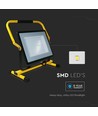 V-Tac 100W LED projektør med justerbar stander - Samsung LED chip, arbejdslampe, udendørs