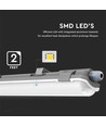 120cm 18W Vandtæt armatur med rør - IP65, Inkl. 1 stk. LED rør