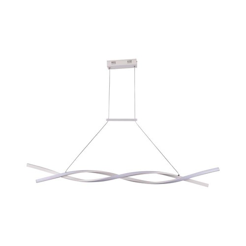 120cm 30W LED pendel, hvid - 115lm/W, 3000K, 120x100cm, inkl. lyskilde