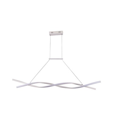120cm 30W LED pendel, hvid - 115lm/W, 3000K, 120x100cm, inkl. lyskilde