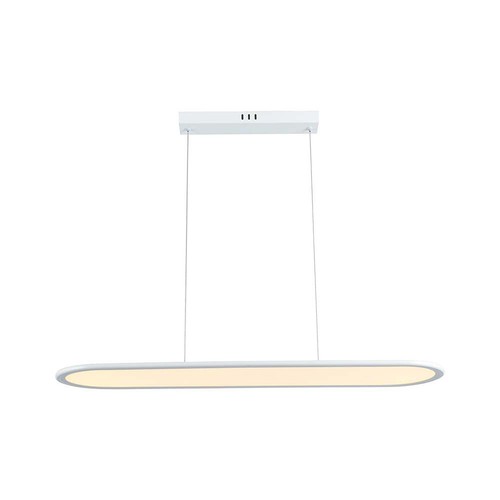 24W LED pendel / hængelampe - 80x104cm, 3000lm, hvid, 4000K, inkl. lyskilde