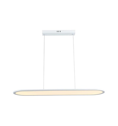 24W LED pendel / hængelampe - 80x104cm, 3000lm, hvid, 4000K, inkl. lyskilde