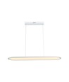 24W LED pendel / hængelampe - 80x104cm, 3000lm, hvid, 4000K, inkl. lyskilde