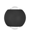 2W LED COB væglampe, op/ned lys - IP54, sort aluminium, 4000K, 4,2 x 4 cm