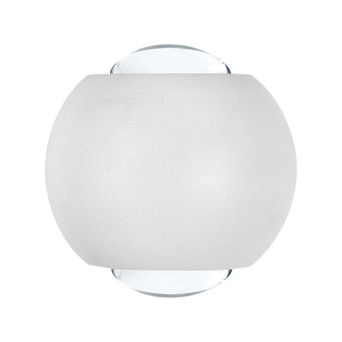 2W LED up/down væglampe - IP54, hvid, 4000K, aluminium, 4,2 x 4 cm, inkl. lyskilde