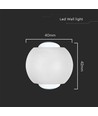 2W LED up/down væglampe - IP54, hvid, 4000K, aluminium, 4,2 x 4 cm, inkl. lyskilde