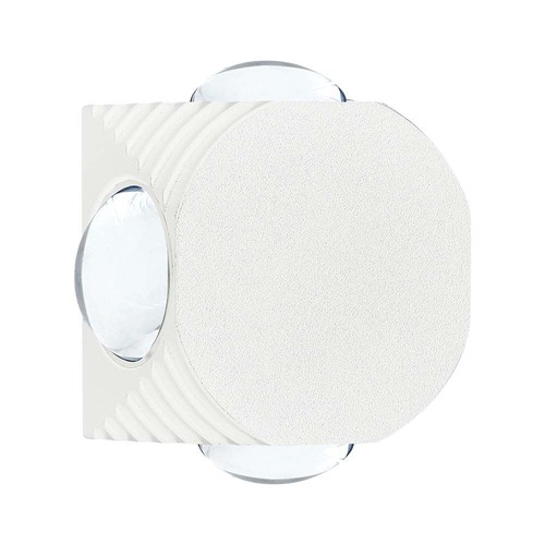 4W Væglampe - 3000K, Hvid, LED, COB, 4-vejs